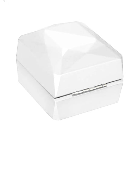 Ringask vit med belysning LED (ringbox)