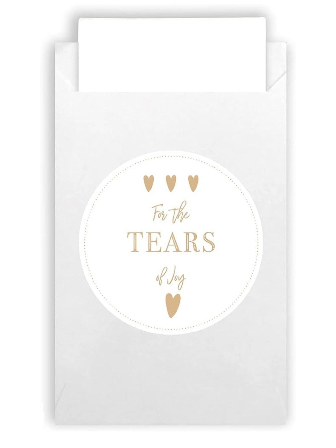 5-pack näsdukar glädjetårar tears of joy vita