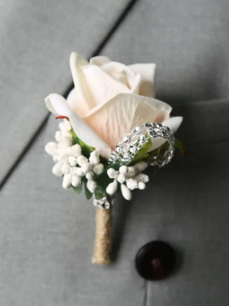 Corsage blomma brudgum & bestman