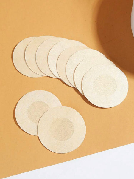 10-pack engångs självhäftande bröstvårtskydd (nude, beige)
