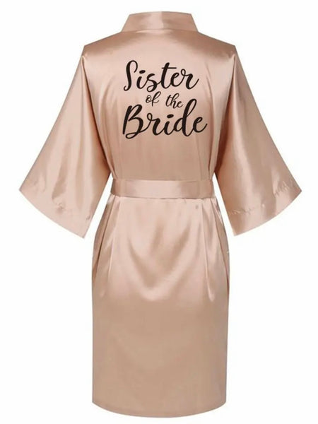 Kimono ”Sister of the Bride” dusty rose - morgonrock