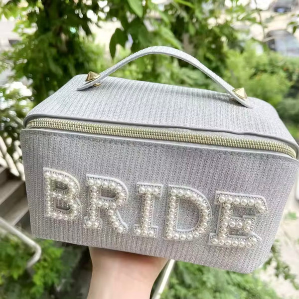 Necessär “Bride” sminkväska guld & silver