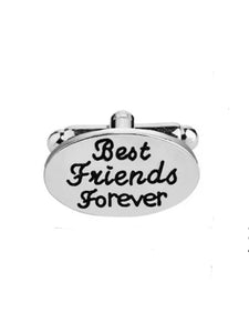 Manschettknappar silver “Best friends forever”