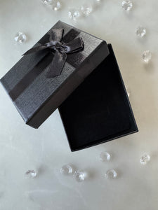Smyckesask/presentask svart