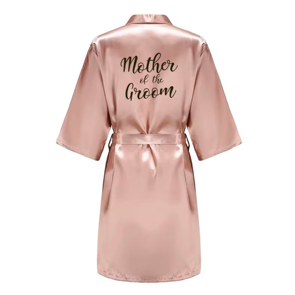 Kimono ”Mother of the Groom” dusty rose - morgonrock