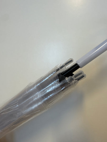 Transparent paraply (genomskinligt) bröllop