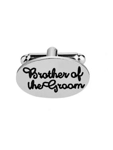 Manschettknappar silver “Brother of the Groom”