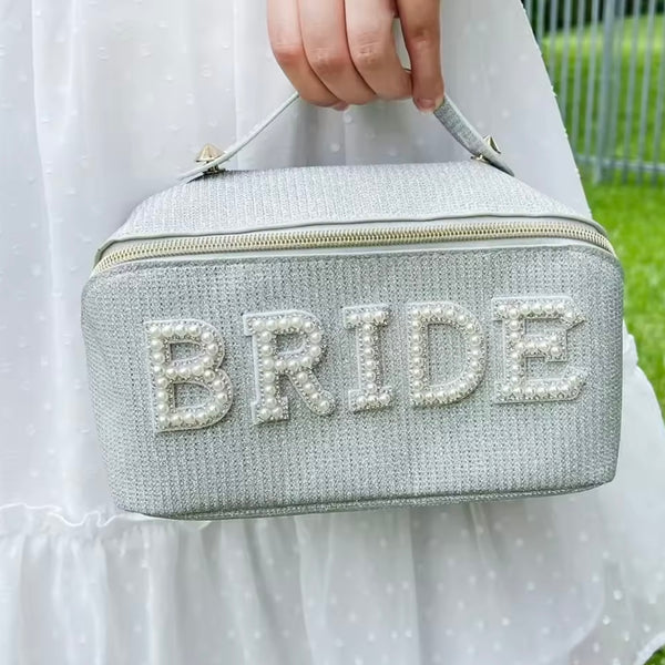 Necessär “Bride” sminkväska guld & silver