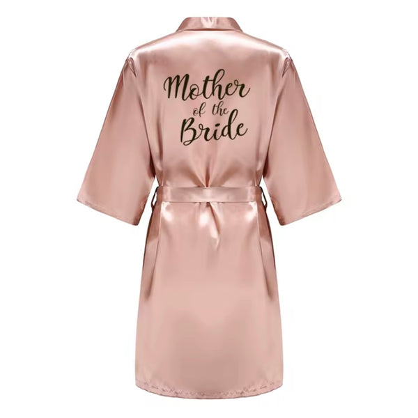 Kimono ”Mother of the Bride” dusty rose - morgonrock