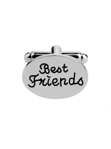 Manschettknappar silver “Best friends”