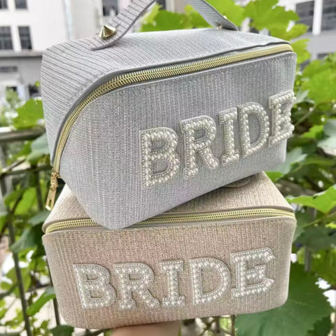 Necessär “Bride” sminkväska guld & silver