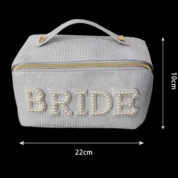Necessär “Bride” sminkväska guld & silver