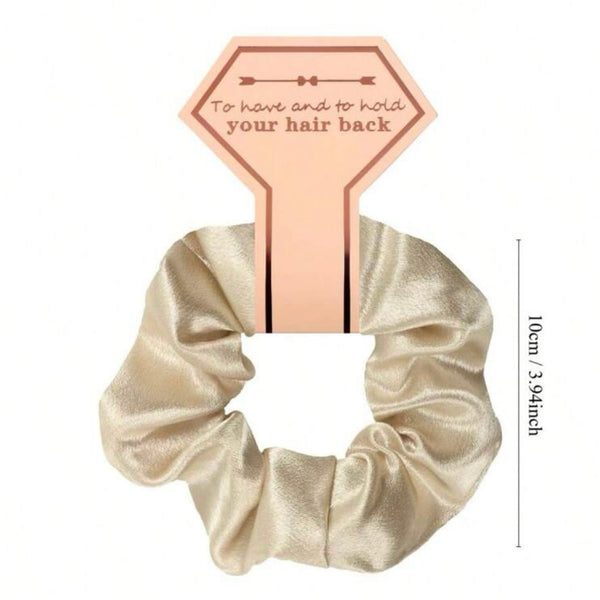 Hårsnodd scrunchie ljus champagne ”To have and to hold your hair back”