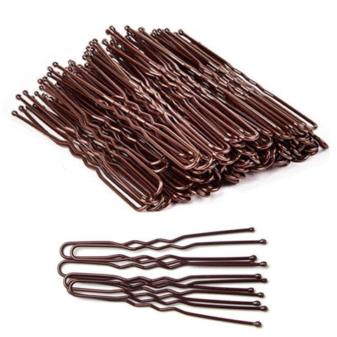 30-pack uppsättningsnål brun u-form