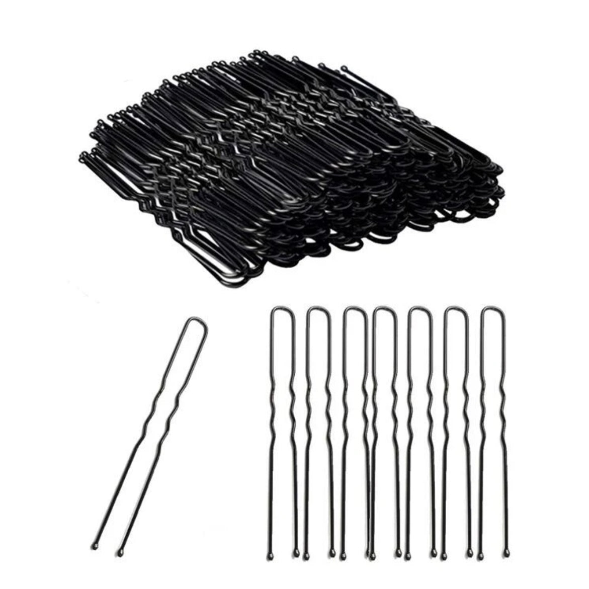 20-pack uppsättningsnål svart u-form