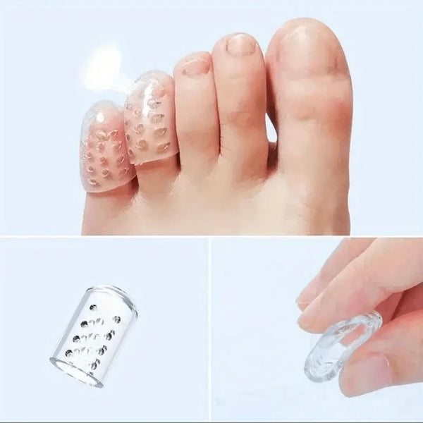 Tåskydd i silikon 5-pack