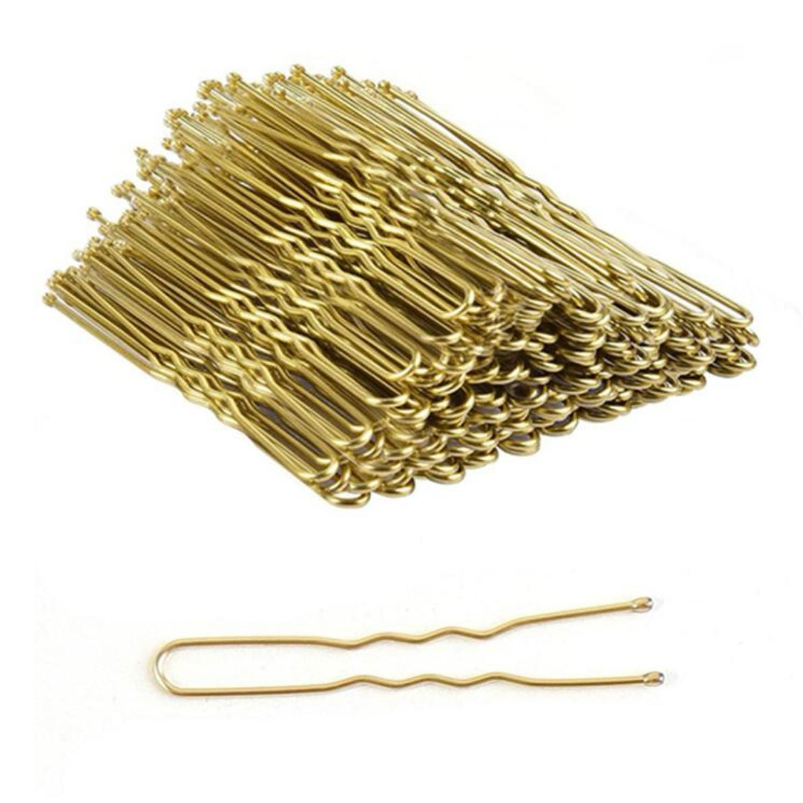 30-pack uppsättningsnål guld u-form