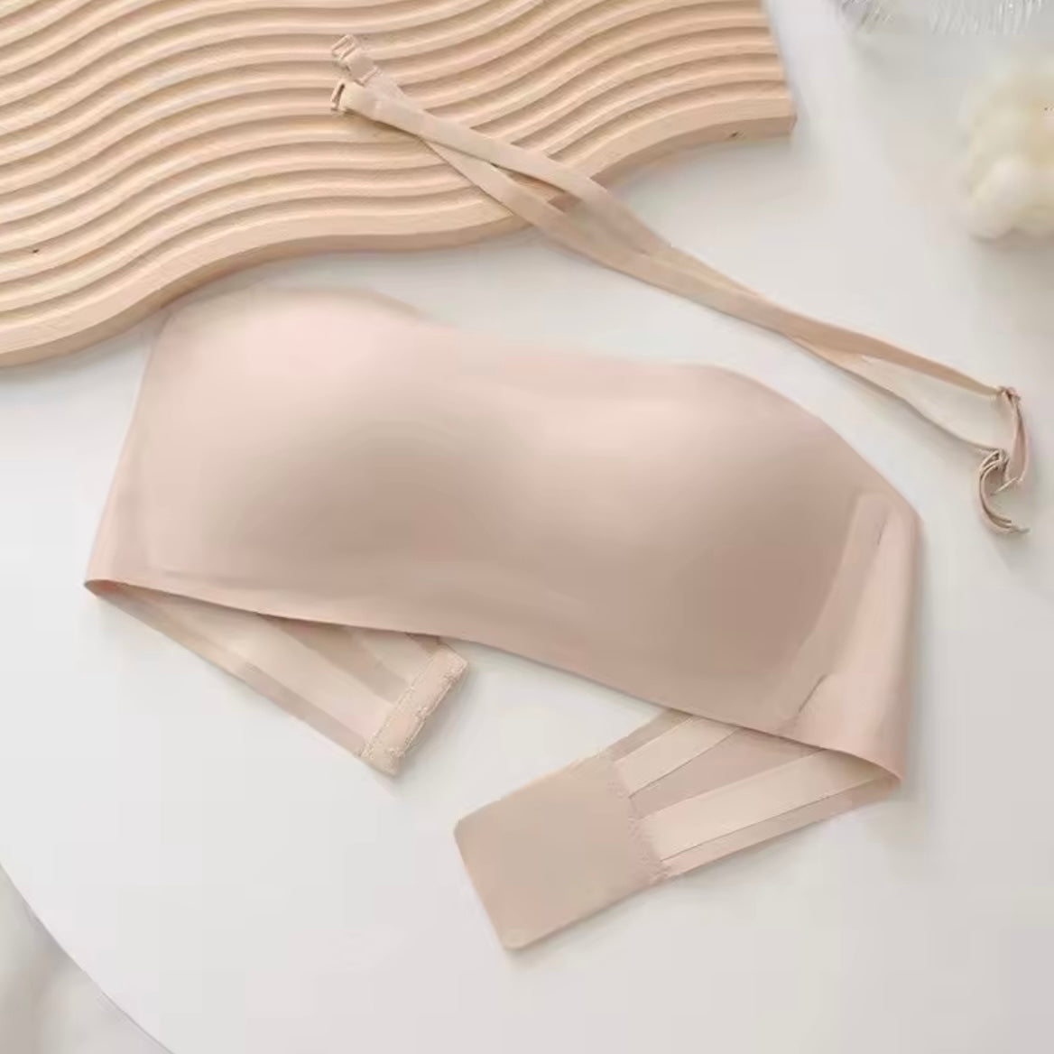 Axelbandslös BH nude peach
