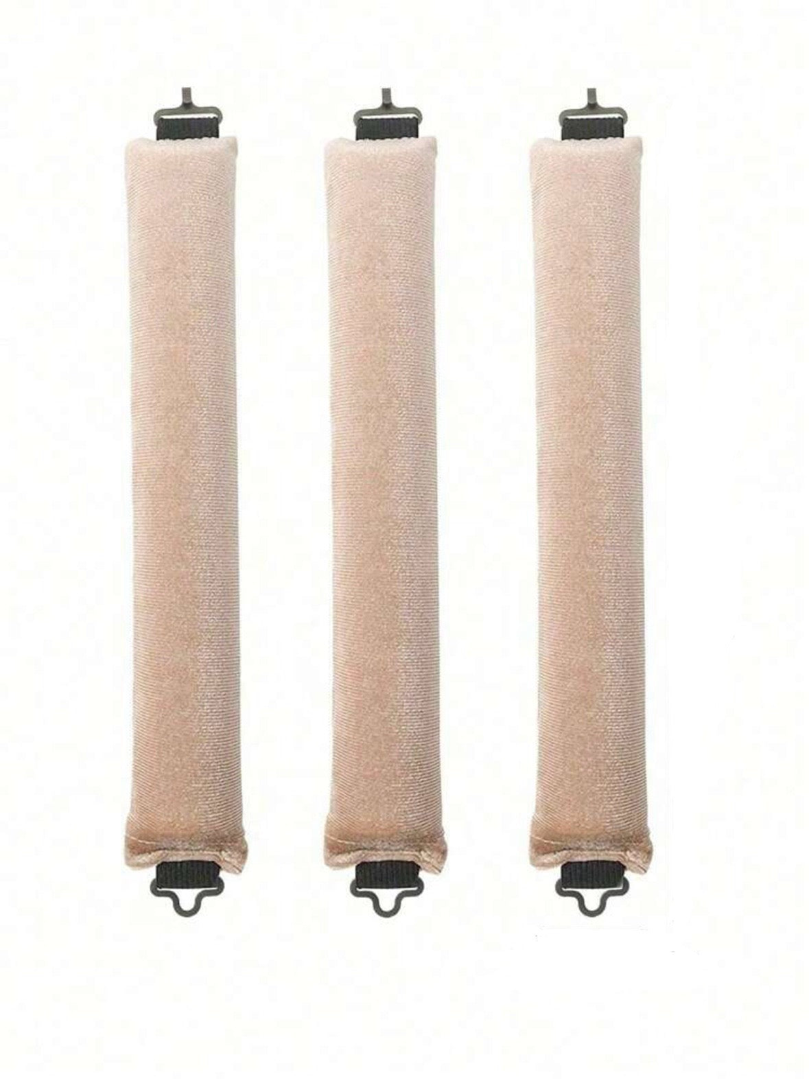 3-pack värmefria hårlockare beige Heatless Curls