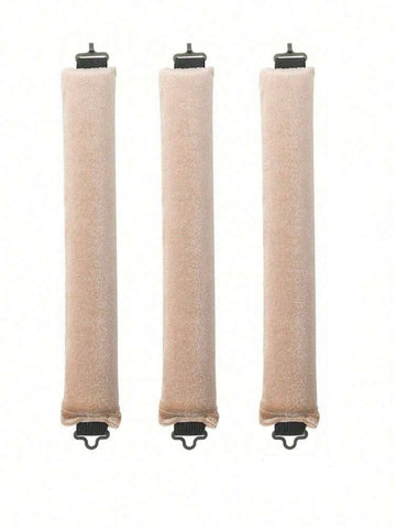 3-pack värmefria hårlockare beige Heatless Curls