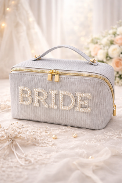 Necessär “Bride” sminkväska guld & silver