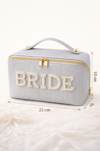 Necessär “Bride” sminkväska guld & silver