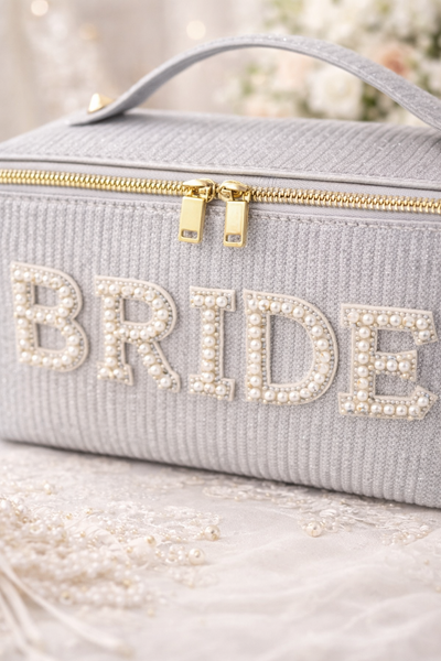 Necessär “Bride” sminkväska guld & silver