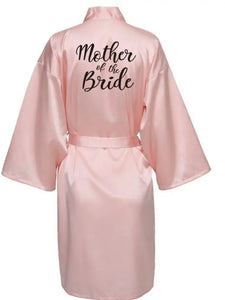 Kimono ”Mother of the Bride” ljusrosa - morgonrock