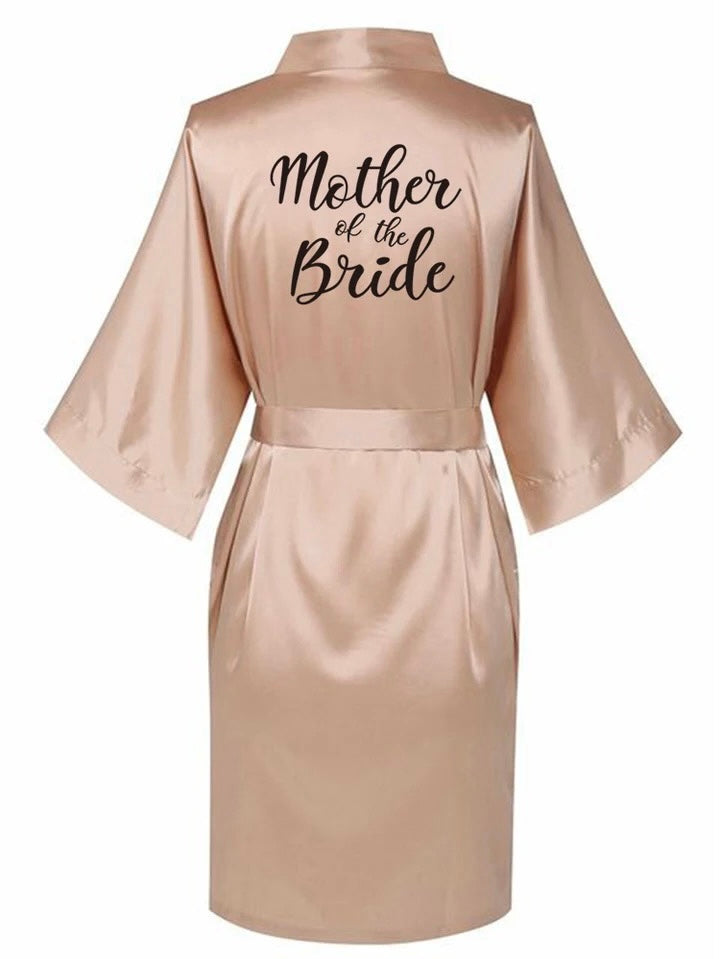 Kimono ”Mother of the Bride” dusty rose - morgonrock